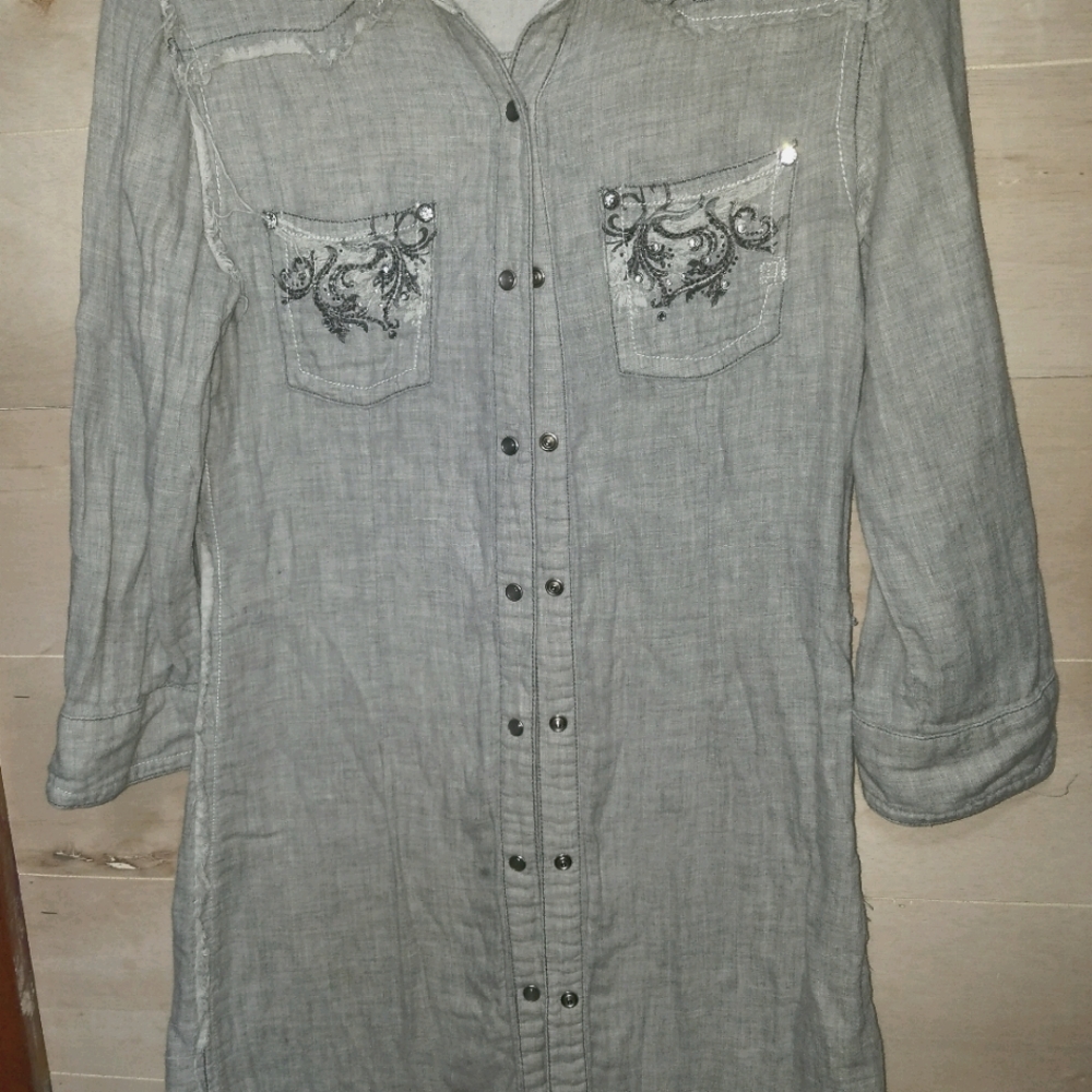 Miss Me collared shirt